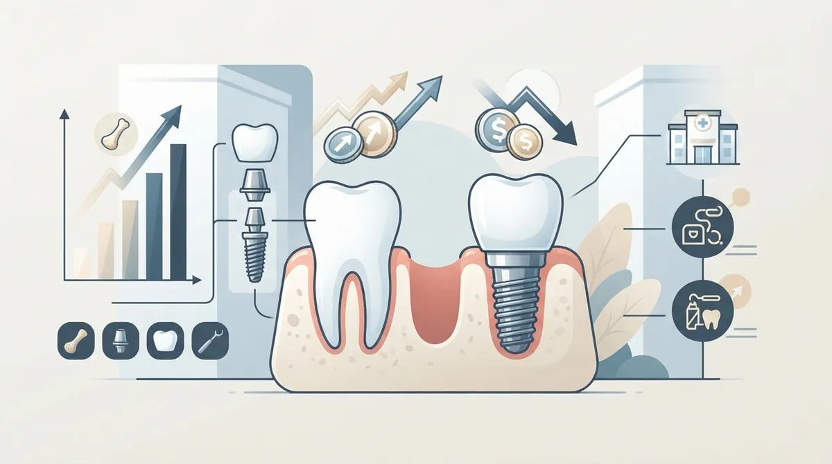 dental implant cost comparison