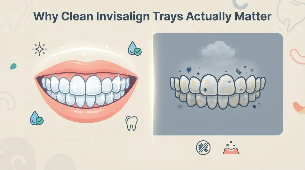 how to clean invisalign trays