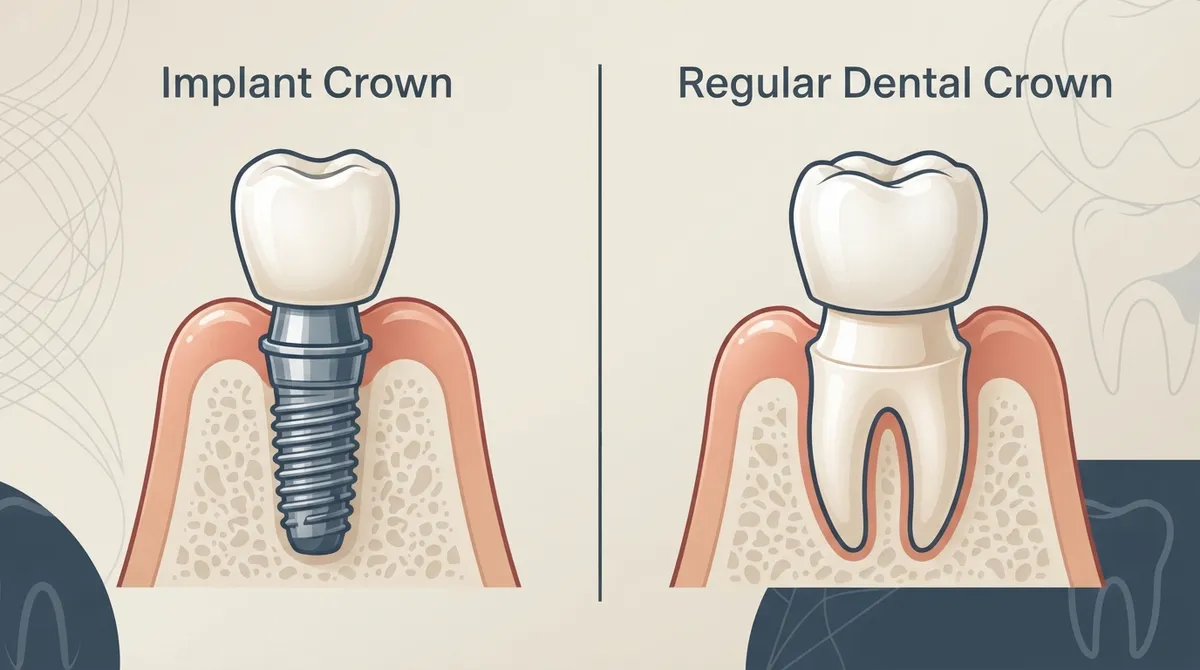 what is implant crown