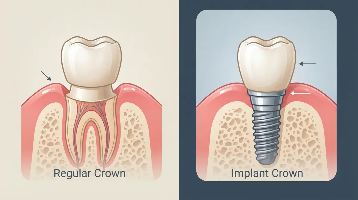 what is implant crown