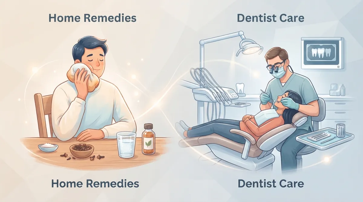 Home Remedies vs. Dentist Care: Which Stops Tooth Pain? tooth pain relief