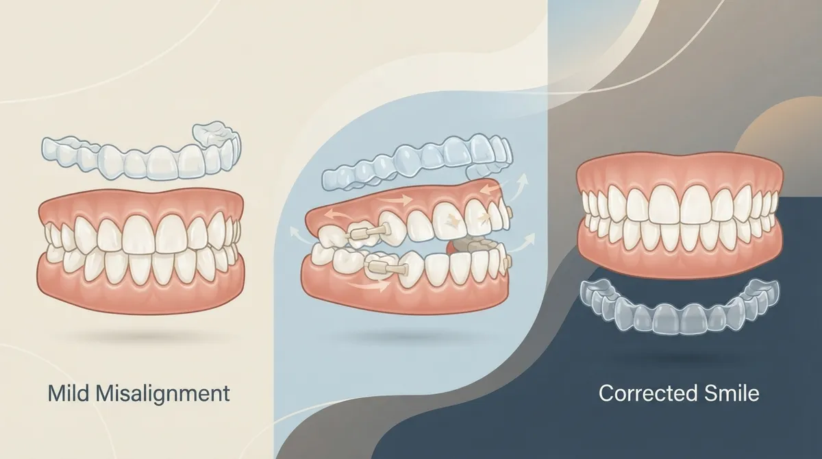 invisalign for mild to moderate misalignment