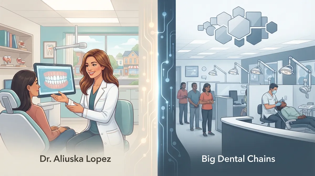 Dr. Aliuska Lopez vs. Big Dental Chains: Who Wins? aliuska lopez