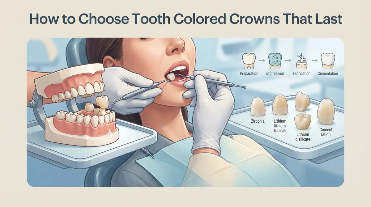 How to Choose Tooth Colored Crowns That Last tooth colored crowns