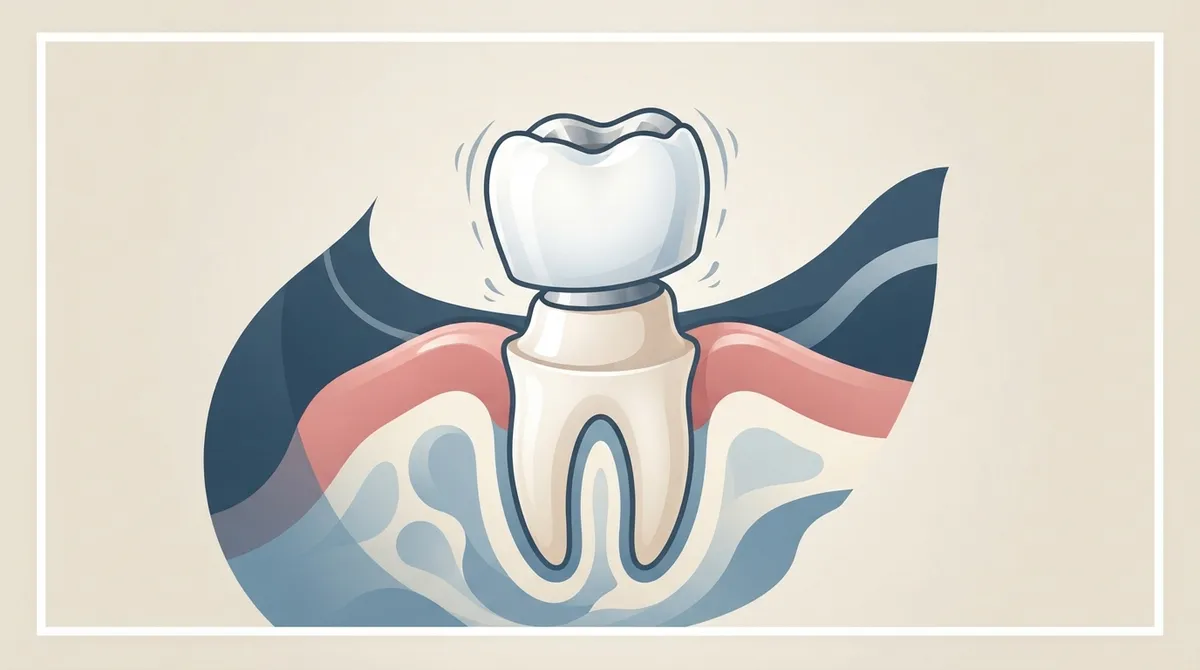 loose crown tooth