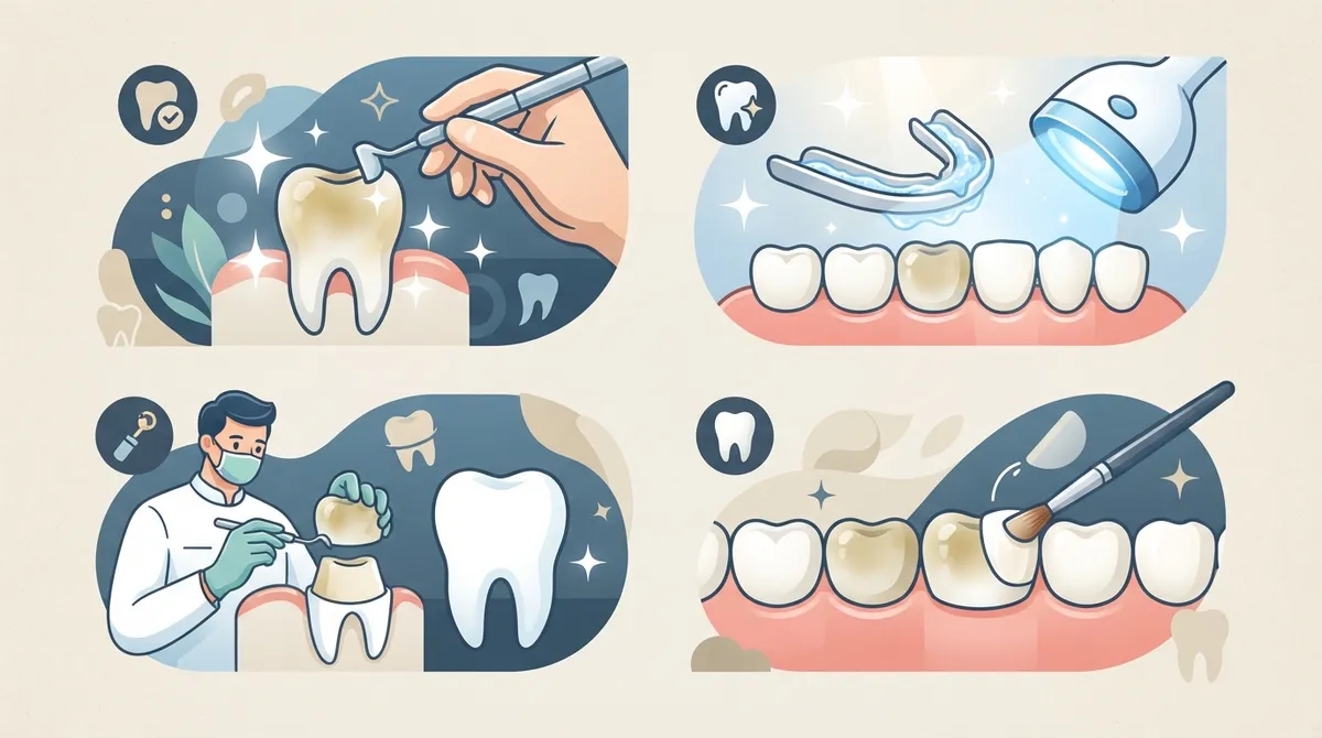 crown staining discoloration
