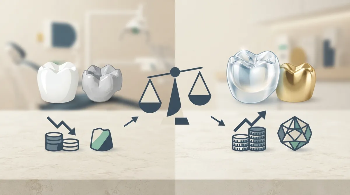 how much dental crown costs