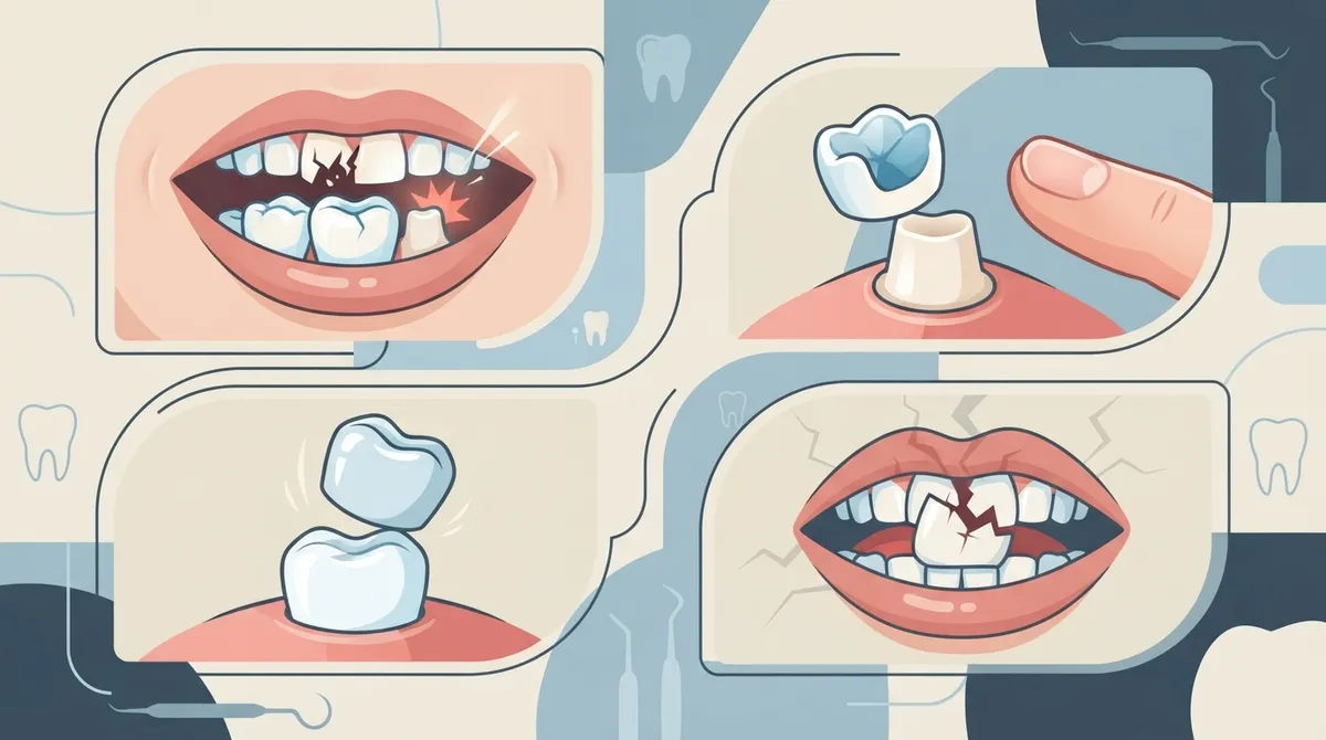emergency broken tooth crown