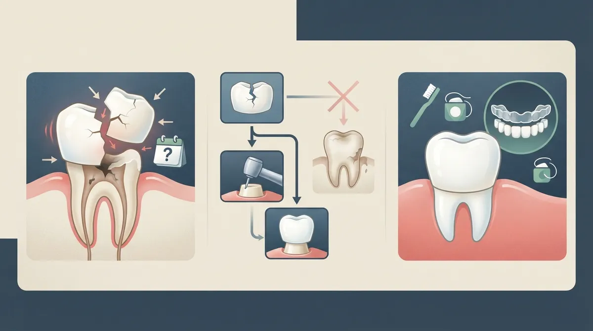 emergency broken tooth crown
