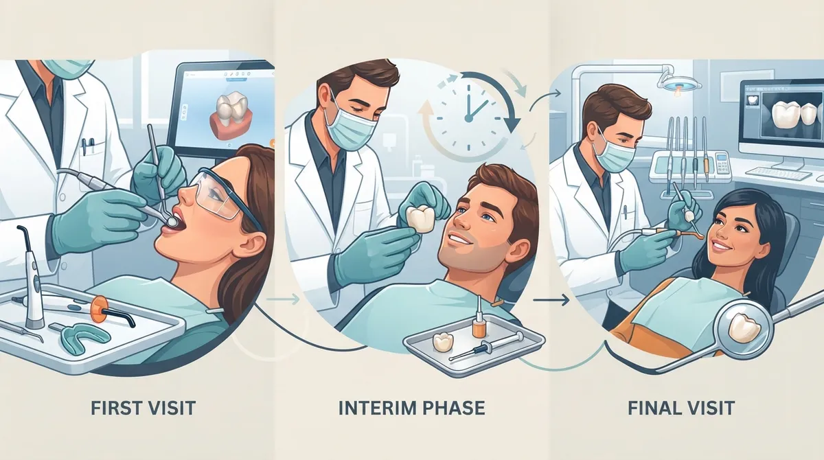 how long does crown procedure take