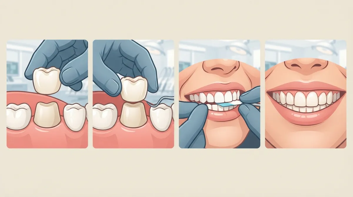 dental crown procedure steps