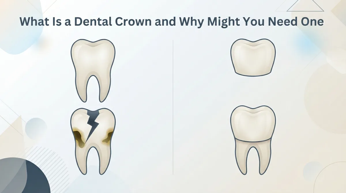 dental crown procedure steps