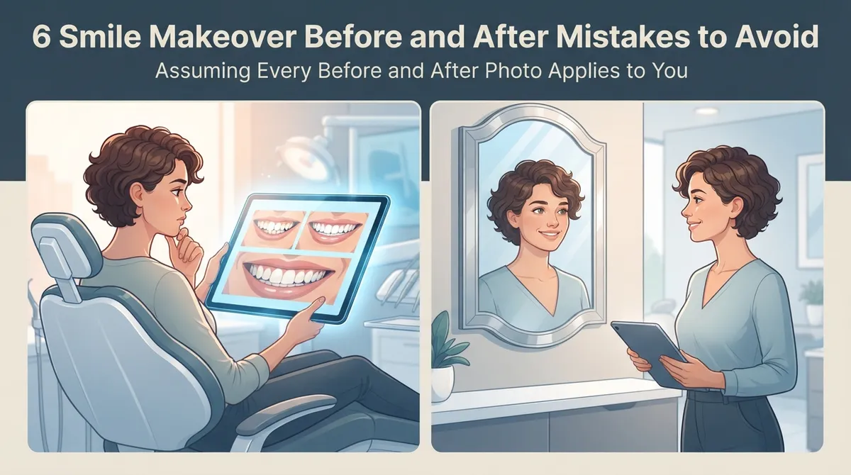 smile makeover before and after