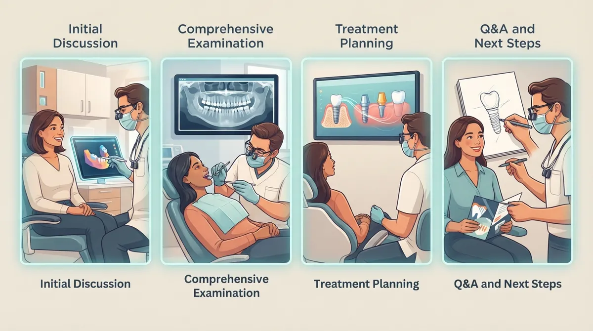 what happens at a dental implant consultation