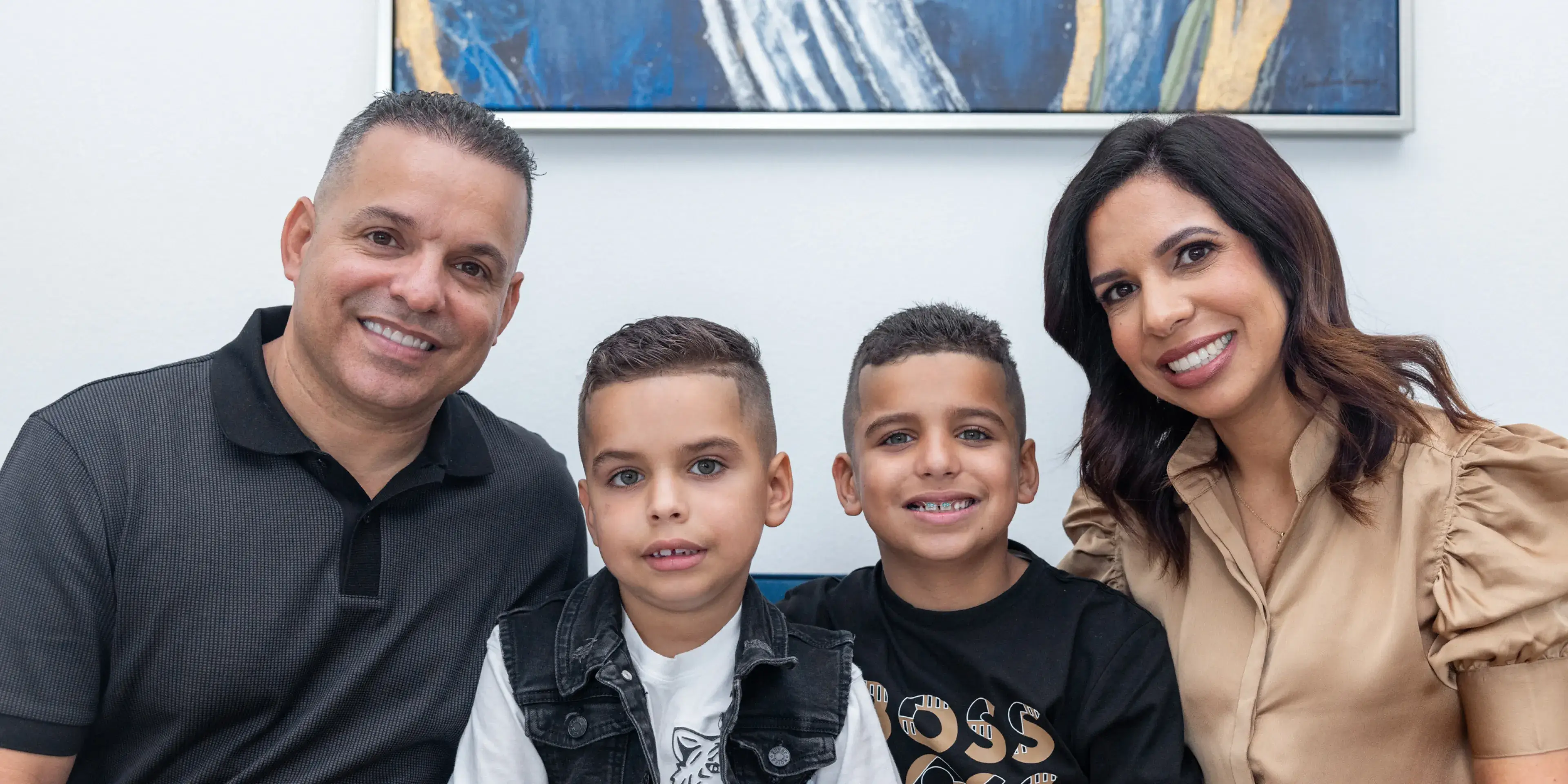 Dr. Lopez with her family Dr. Lopez with her family