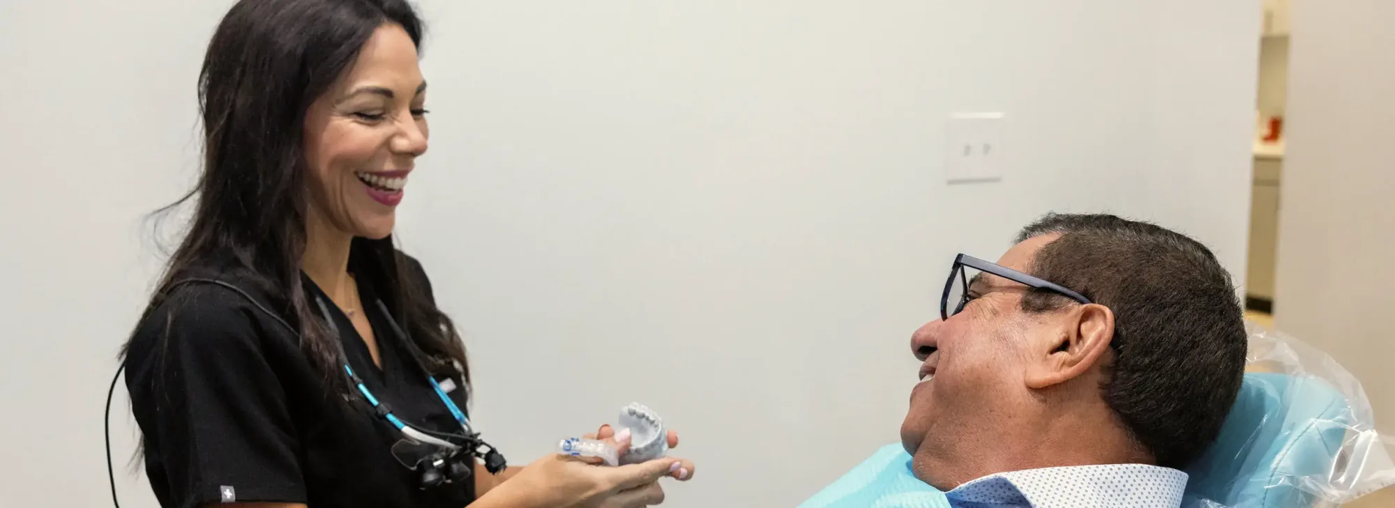 Comfortable dental filling appointment at Charming Smiles of Ocoee