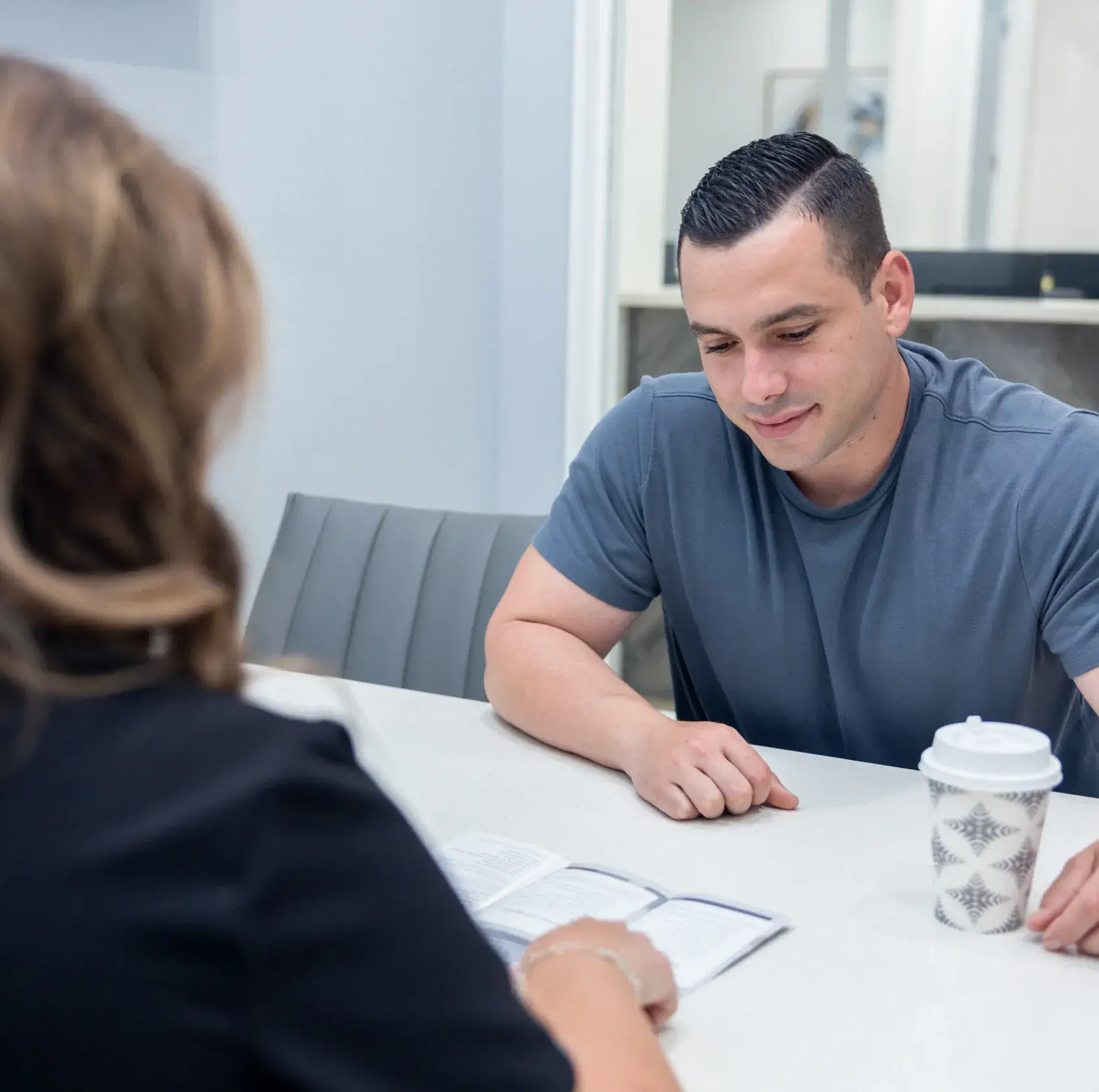 Patient discussing dental insurance options at Charming Smiles of Ocoee