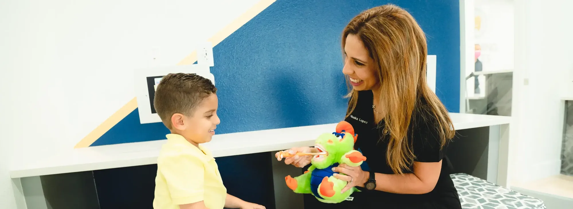 Friendly pediatric dental visit at Charming Smiles of Ocoee