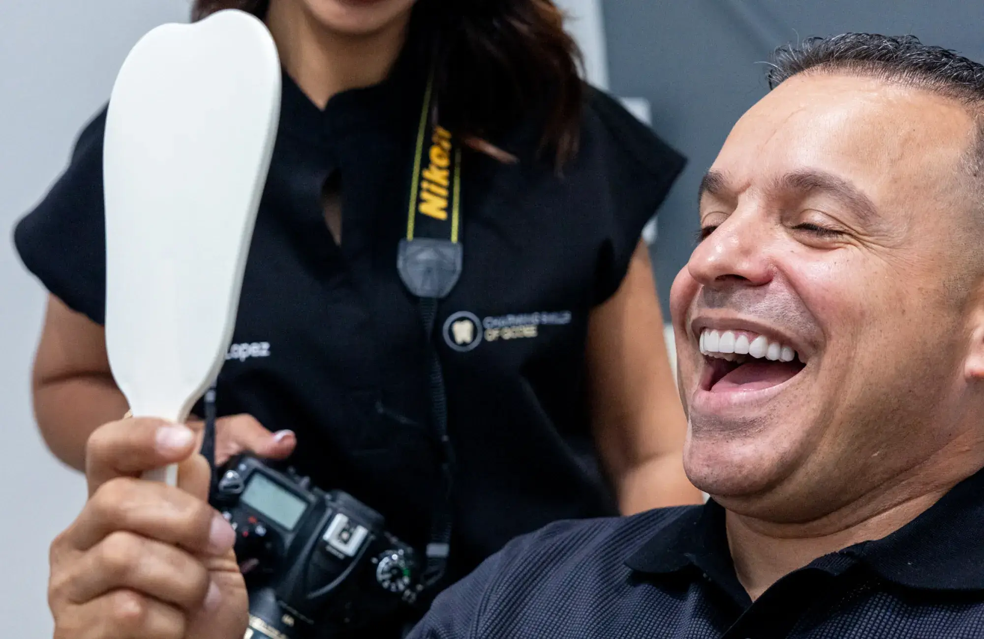 Custom dental veneer treatment at Charming Smiles of Ocoee